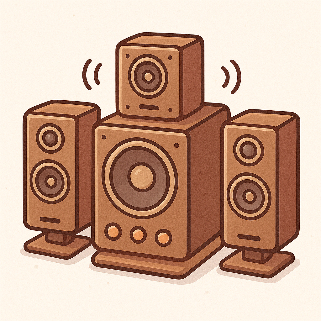 立体音響システムを寄附にていただきました