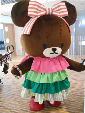 大人気絵本シリーズの『くまのがっこう』に出てくる、ジャッキーが遊びに来てくれました！